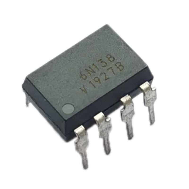 Bridgold 10pcs 6N138 138 6N High Speed Optocoupler, 100 kBd, Low Input Current, Photodiode Darlington Output，8-Pin. - Image 2